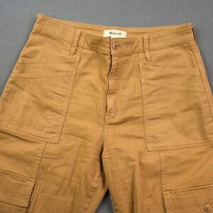 Madewell Curvy 90s Straight Cargo Pants Womens 30 Baggy Wide Leg Utility Skater